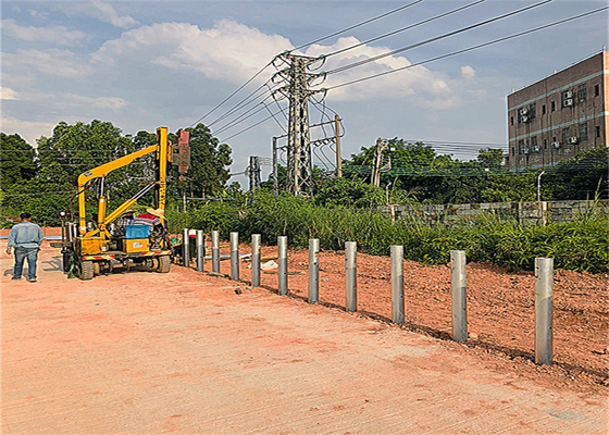 Good price Trafik Üçlü Metal Kiriş Çarpma Bariyeri Paslanmaz Çelik Hava Direnci çevrimiçi