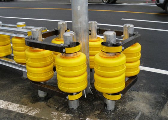 satın al Ömür Boyu 10 Yıl Otoyol Rulo Bariyeri Sıcak Daldırma Galvanizli Soğuk Haddelenmiş Çelik Dayanıklı Yol Güvenliği Bariyeri Araç Darbe Koruması Sağlar online manufacture