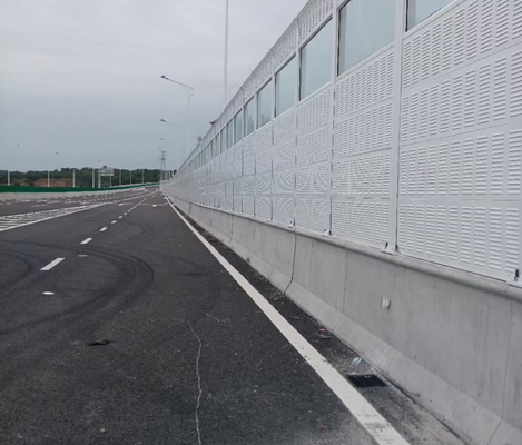 satın al UV direnci ve 20-50dB ses yalıtımı için özelleştirilebilir gri/yeşil gürültü bariyeri online manufacture