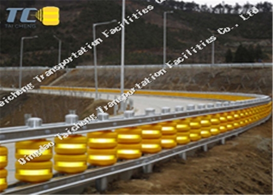 Çift Kovalı Q235 Q345 Özelleştirilebilir Yol Yuvarlama Bariyeri