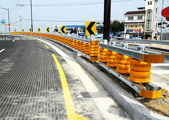 İyi fiyat 1m 0.7m 0.5m Araç Güvenliği İçin Tasarlanmış Otoyol Bariyer Silindiri Silindir Boyutu Çapı 245 350 Mm Günlük Üretim 300 Metre çevrimiçi