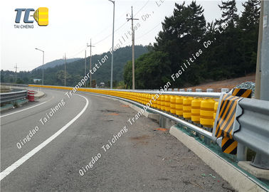 Good price Güvenlik Karayolu Yol Silindiri Bariyeri Yuvarlanma Korkuluk Sarı Korozyon Önleyici çevrimiçi